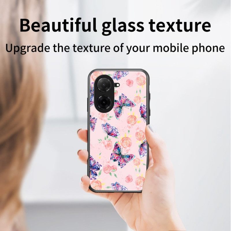 Kuori Poco C71 Perhoskuvioinen Karkaistu Lasi