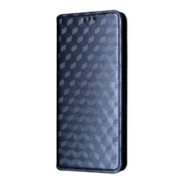 Nahkakotelo Poco C71 3d-kuutiot