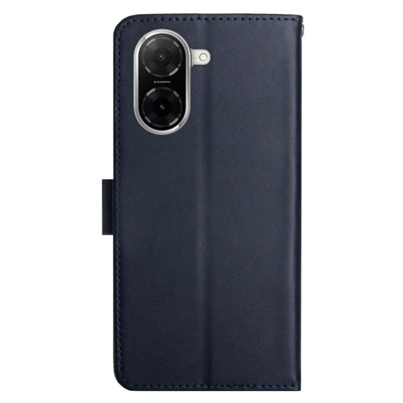 Nahkakotelo Poco C71 Nappa-nahka Nahka