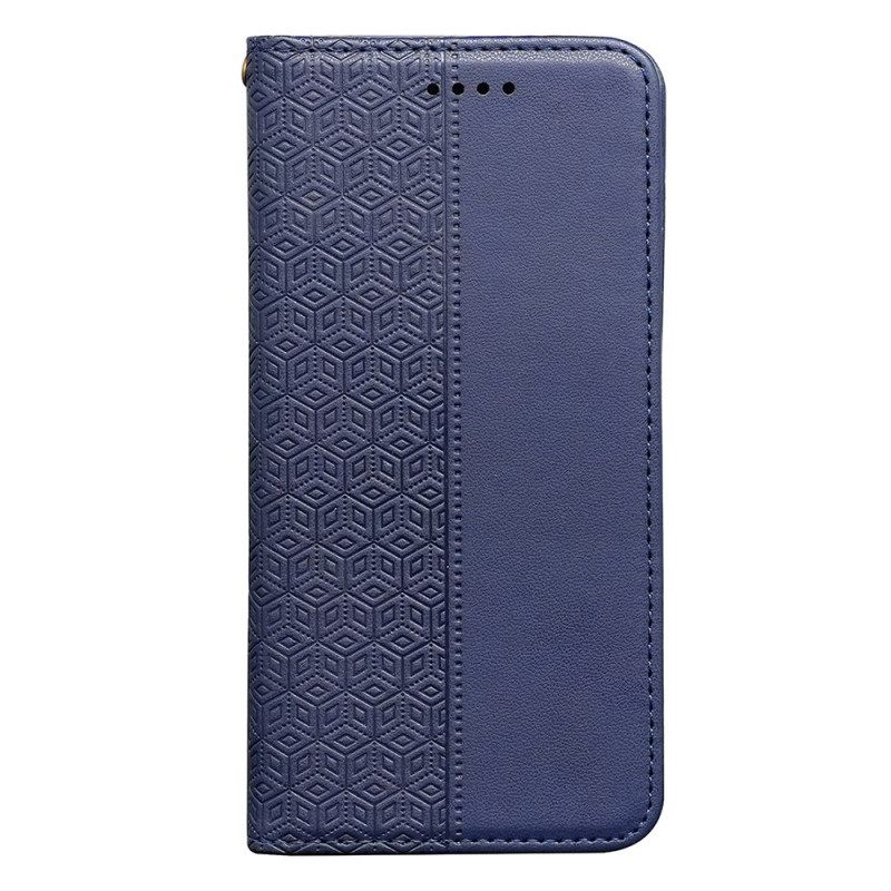 Nahkakotelo Poco C71 Ruutukuvio