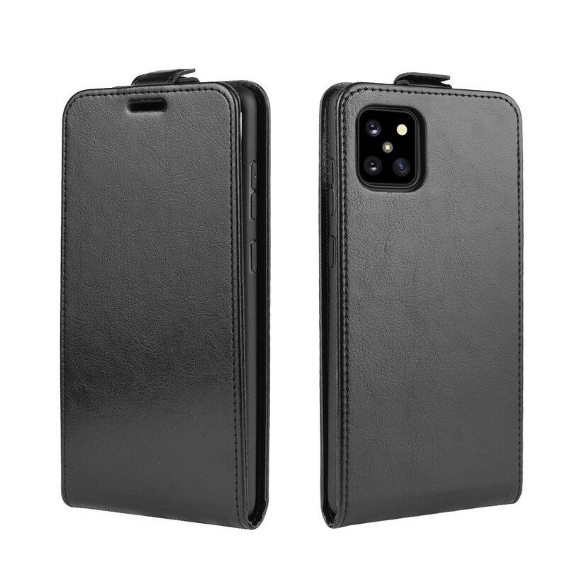 Kotelot Samsung Galaxy Note 10 Lite Taitettava Nahkaefekti