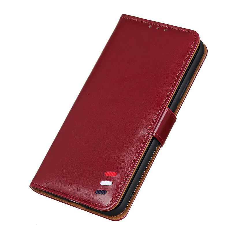 Kotelot Samsung Galaxy Note 10 Lite Tricolor Leather Effect