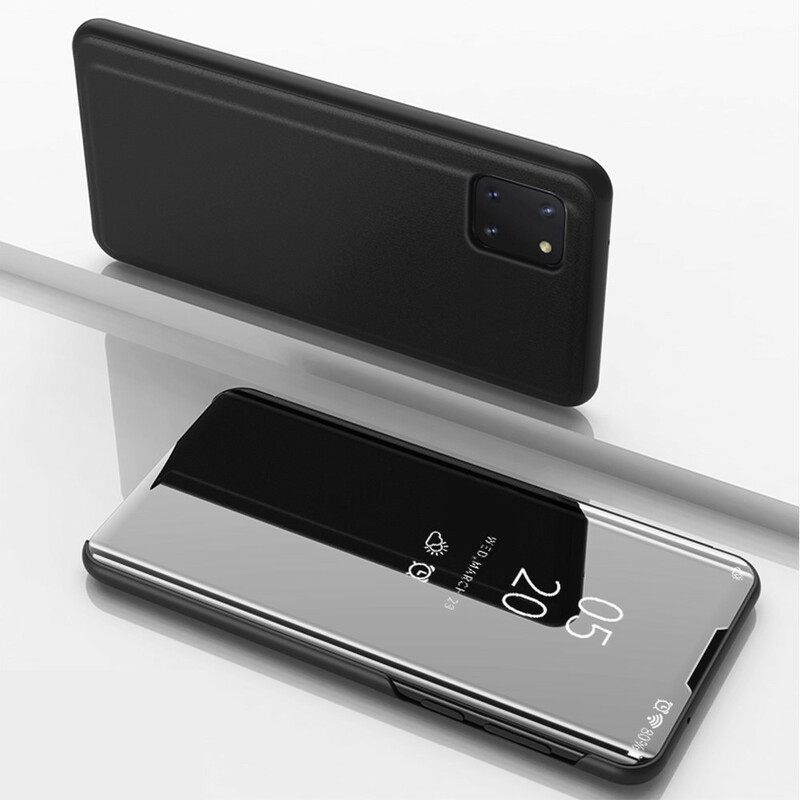 Puhelinkuoret Samsung Galaxy Note 10 Lite Peili Ja Keinonahka