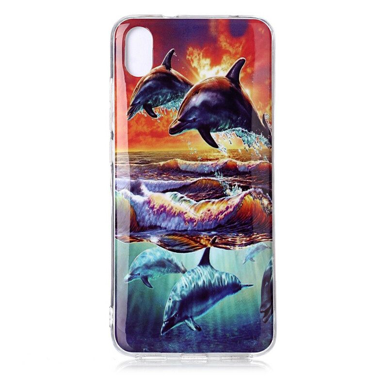 Case Xiaomi Redmi 7A Dolphins Go Free