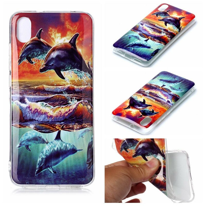 Case Xiaomi Redmi 7A Dolphins Go Free