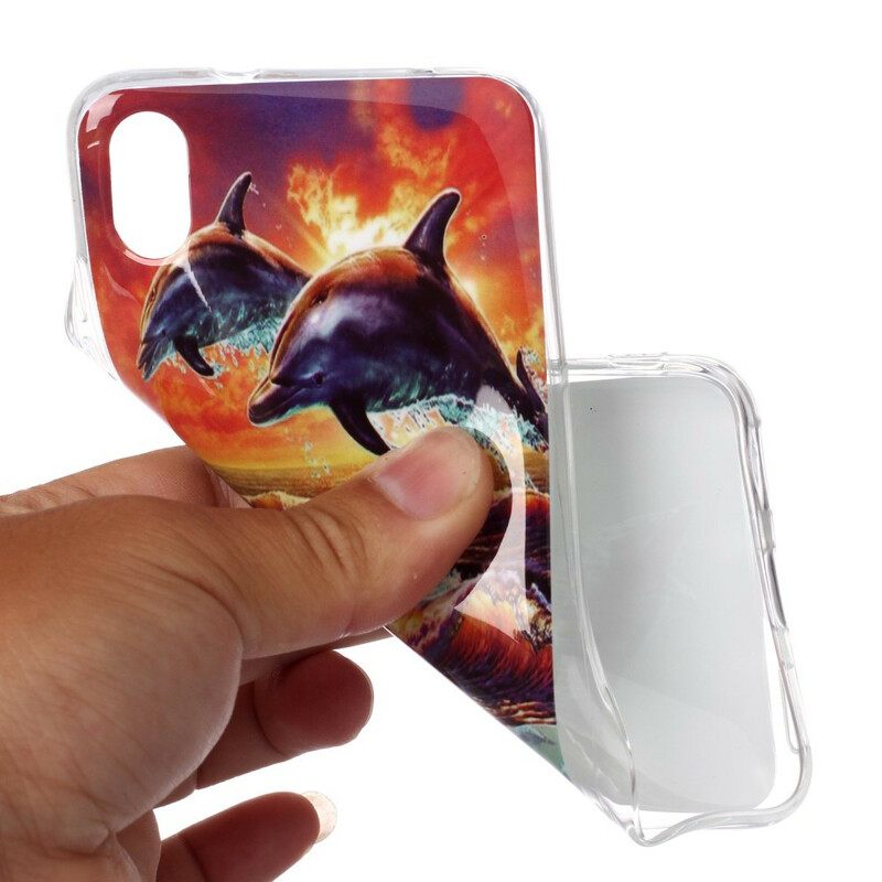 Case Xiaomi Redmi 7A Dolphins Go Free