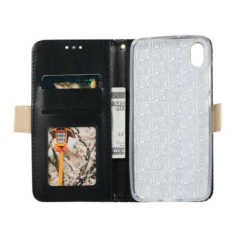 Kotelot Xiaomi Redmi 7A Suojaketju Kuori Lace Strap Kolikkokukkaro
