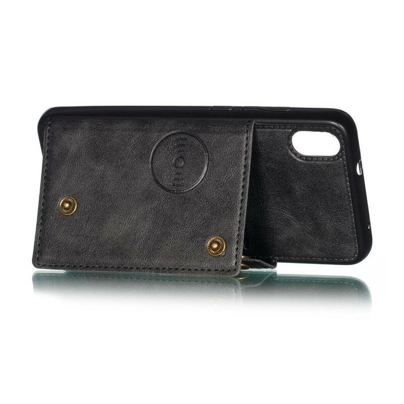Kuori Xiaomi Redmi 7A Lompakkokuori Wallet Napsahtaa