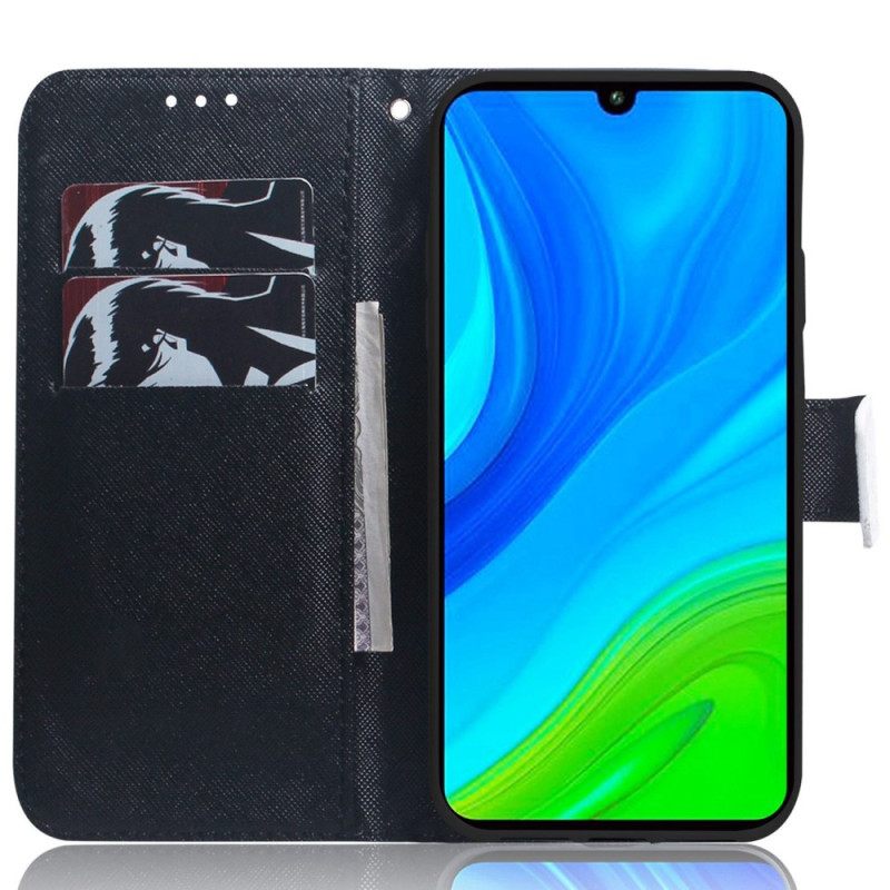 Kotelot Realme C35 Suojaketju Kuori Grey Thong Cat