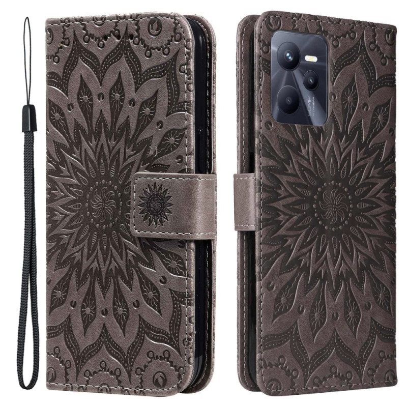 Kotelot Realme C35 Suojaketju Kuori Mandala Aurinkohihna