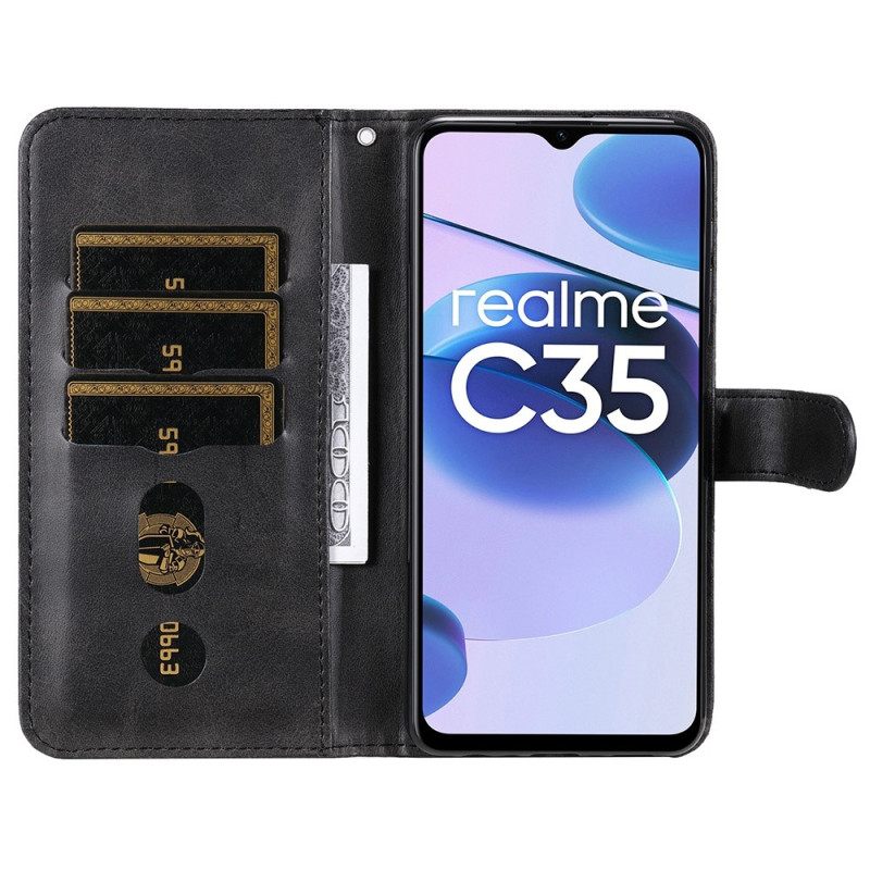 Kotelot Realme C35 Vetoketjutasku