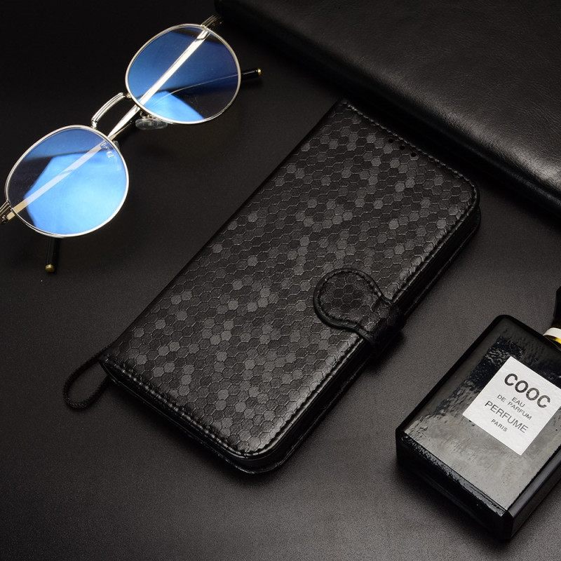 Flip Case iPhone 14 Pro Suojaketju Kuori 3d Pattern Strappy