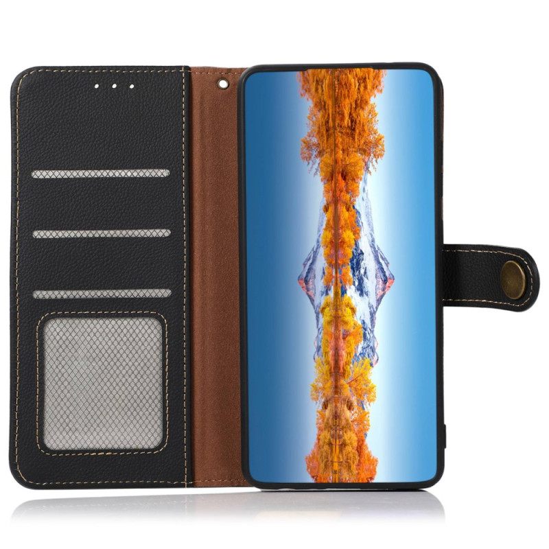 Kotelot iPhone 14 Pro Aito Nahka Khazneh Rfid