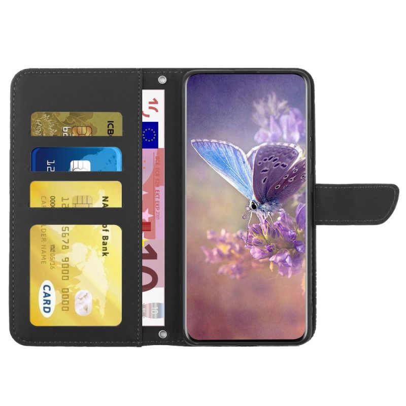 Kotelot iPhone 14 Pro Perhoset Ja Olkahihna