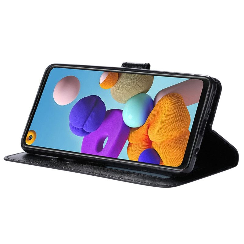 Kotelot iPhone 14 Pro Retro-nahkaefekti