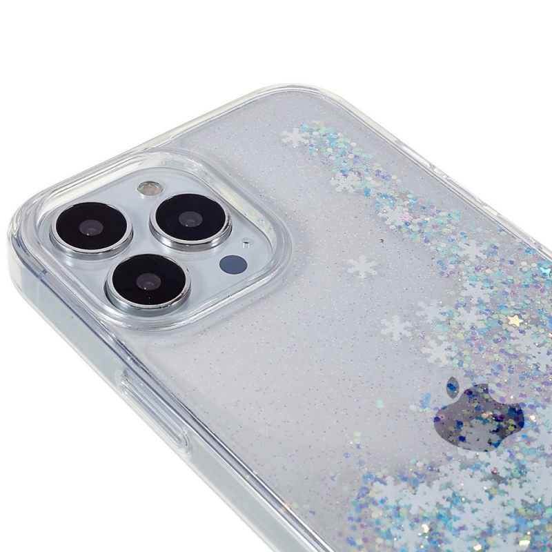 Kuori iPhone 14 Pro Glitter Flakes