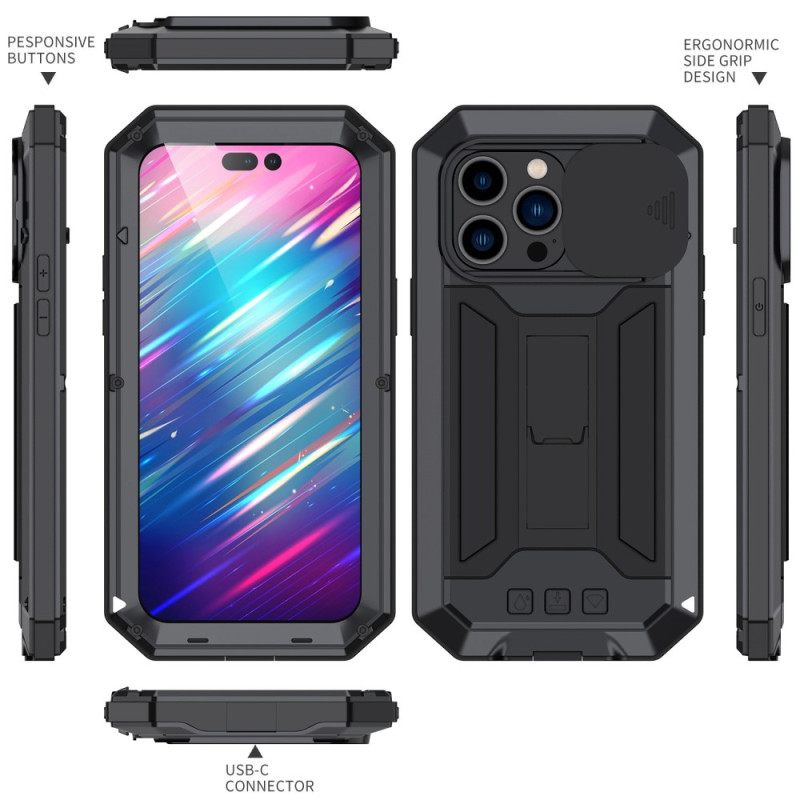 Kuori iPhone 14 Pro Kestävä Karkaistulla Lasinäytöllä