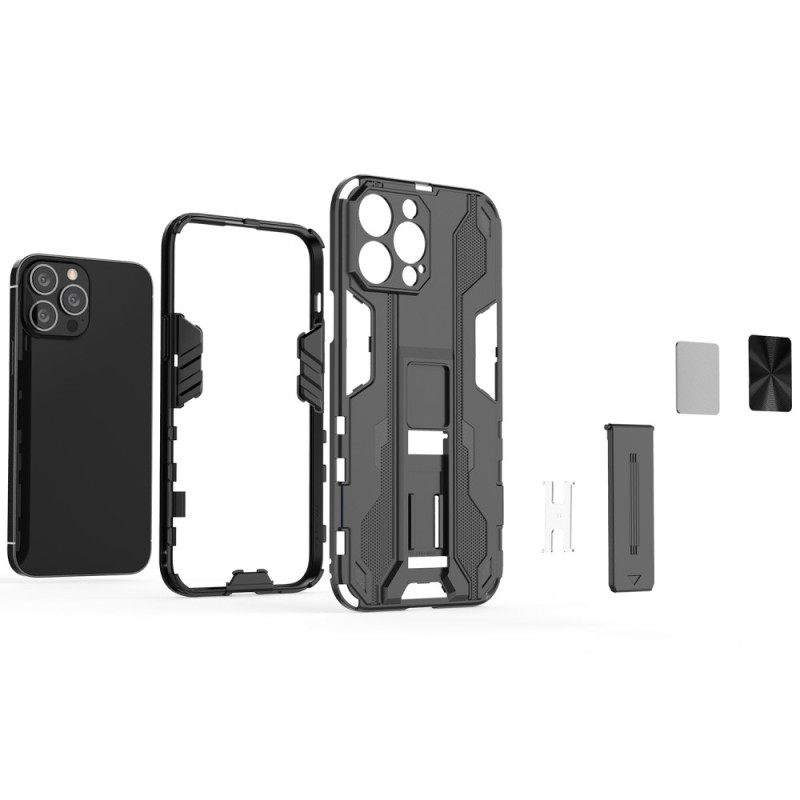 Kuori iPhone 14 Pro Pysty- Ja Vaakasuora Irrotettava Teline