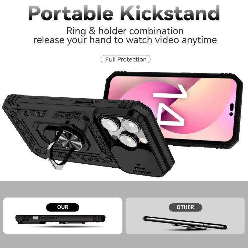 Kuori iPhone 14 Pro Ring-tuki