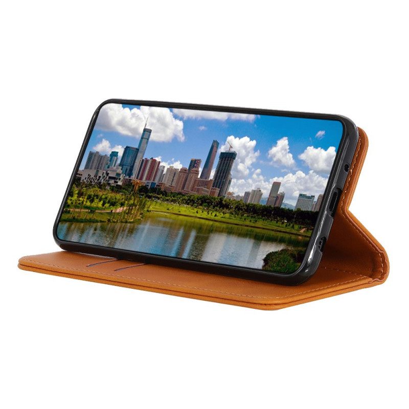 Puhelinkuoret Oppo A74 4G Kotelot Flip Split Leather Elegance