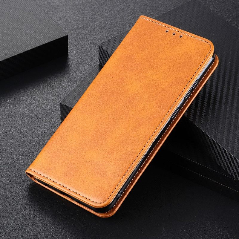 Puhelinkuoret Oppo A74 4G Kotelot Flip Split Leather Elegance