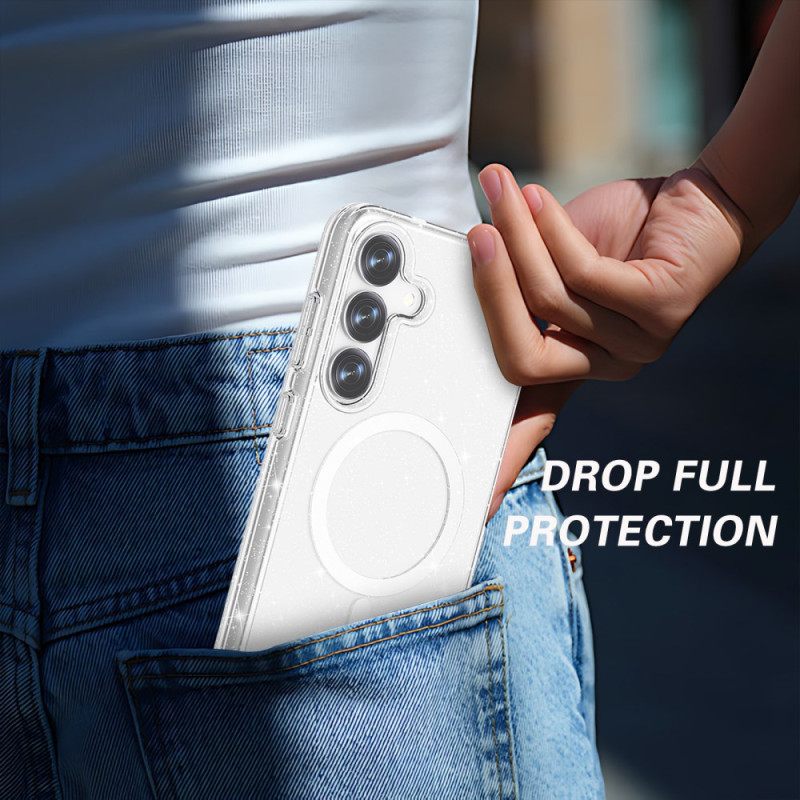 Kuori Samsung Galaxy S25 5g Kimaltava Tausta Magsafe-yhteensopiva