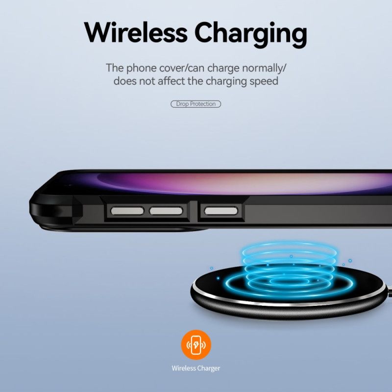 Kuori Samsung Galaxy S25 5g Kirkas Silikonireunoilla