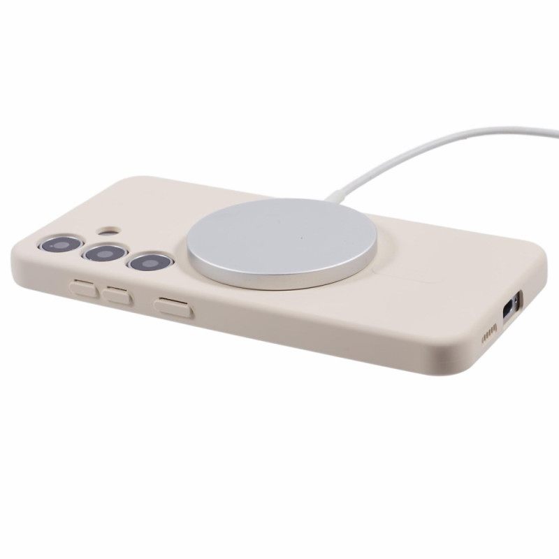 Kuori Samsung Galaxy S25 5g Magsafe-yhteensopiva Silikonikorkki