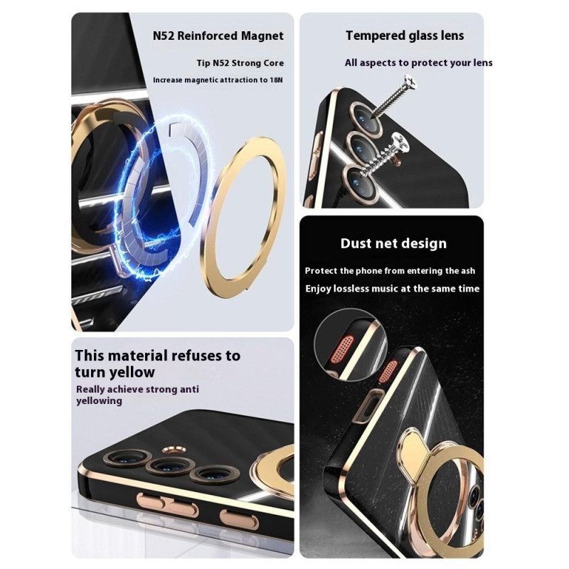 Kuori Samsung Galaxy S25 5g Magsafe-yhteensopiva Teline