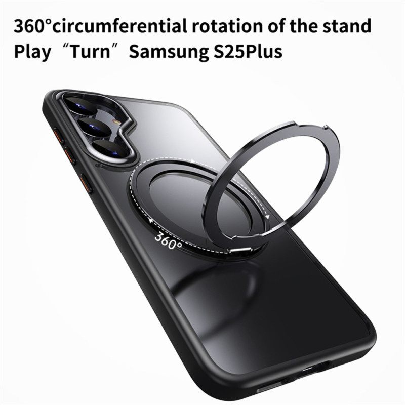 Kuori Samsung Galaxy S25 5g Magsafe-yhteensopiva Yksinkertainen Jalustalla