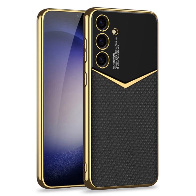 Kuori Samsung Galaxy S25 5g Metallinhohtoinen Reunus