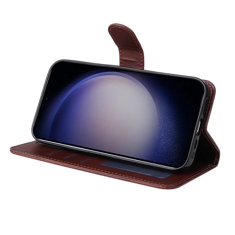 Nahkakotelo Samsung Galaxy S25 5g Enkay Keinonahkainen Näytönsuoja Karkaistusta Lasista