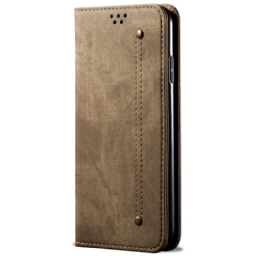 Nahkakotelo Samsung Galaxy S25 5g Farkkukangas