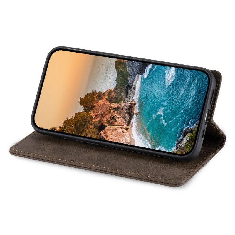 Nahkakotelo Samsung Galaxy S25 5g Rfid-suojattu Nahkajäljitelmä