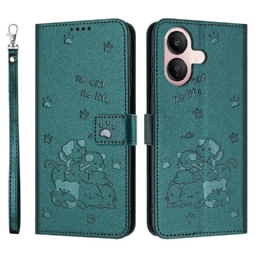 Kotelot Vivo V60 Lite Kissakuvioinen Hihna