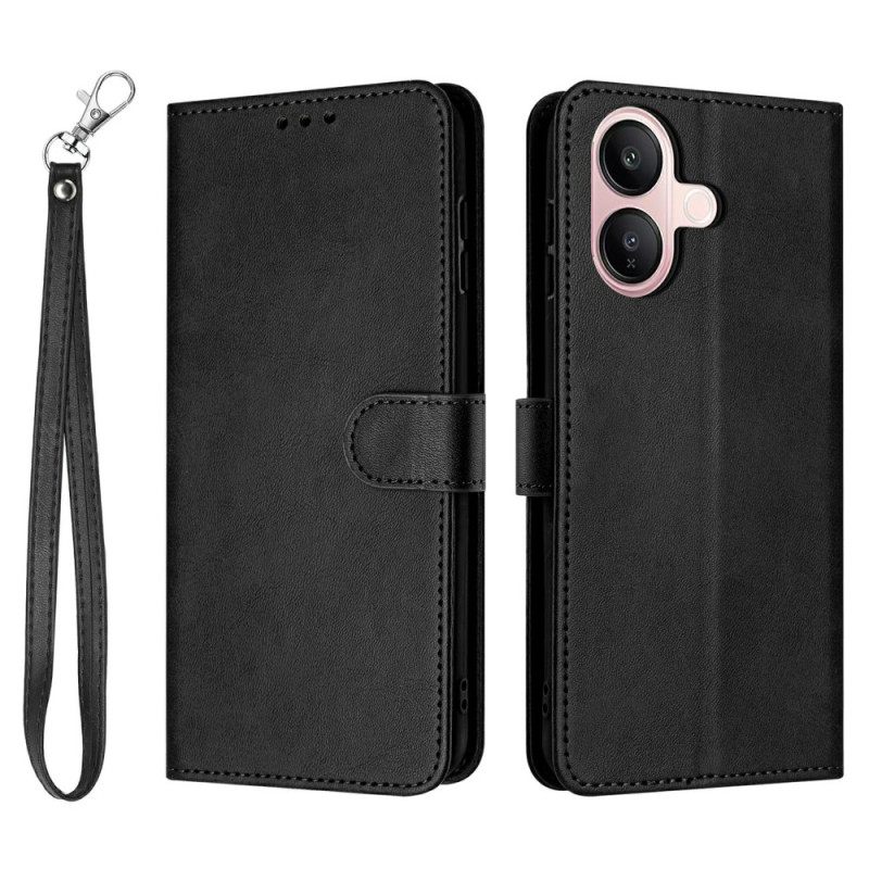 Kotelot Vivo V60 Lite Nahkaefektiranneke