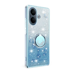 Puhelinkuoret Vivo V60 Lite Sormustelineellä Ja Liukuvärjätyillä Paljeteilla