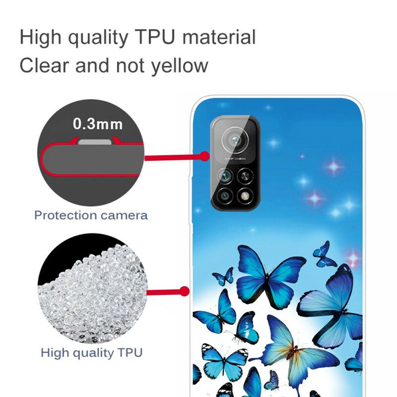 Case Xiaomi Mi 10T / 10T Pro Butterflies Perhoset