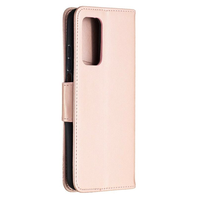 Flip Case Xiaomi Mi 10T / 10T Pro Suojaketju Kuori Butterflies Painettu Hihna