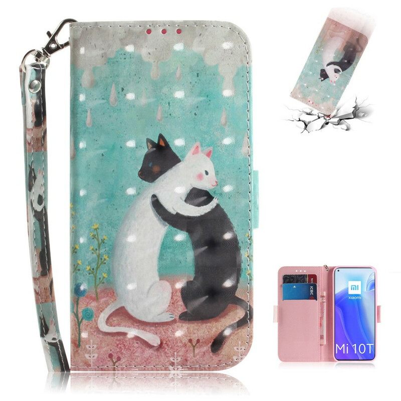 Kotelot Xiaomi Mi 10T / 10T Pro Suojaketju Kuori Friends Strong Cats