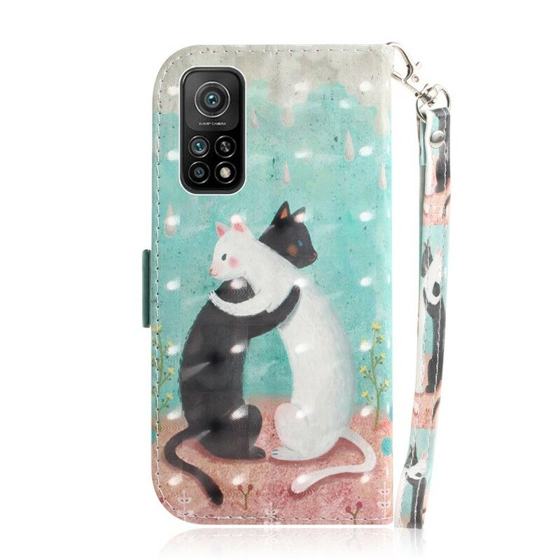 Kotelot Xiaomi Mi 10T / 10T Pro Suojaketju Kuori Friends Strong Cats