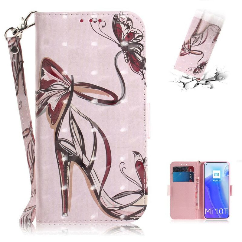 Kotelot Xiaomi Mi 10T / 10T Pro Suojaketju Kuori Strappy Pump