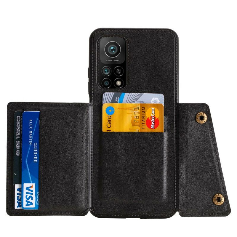 Kuori Xiaomi Mi 10T / 10T Pro Lompakkokotelo Wallet Napsahtaa
