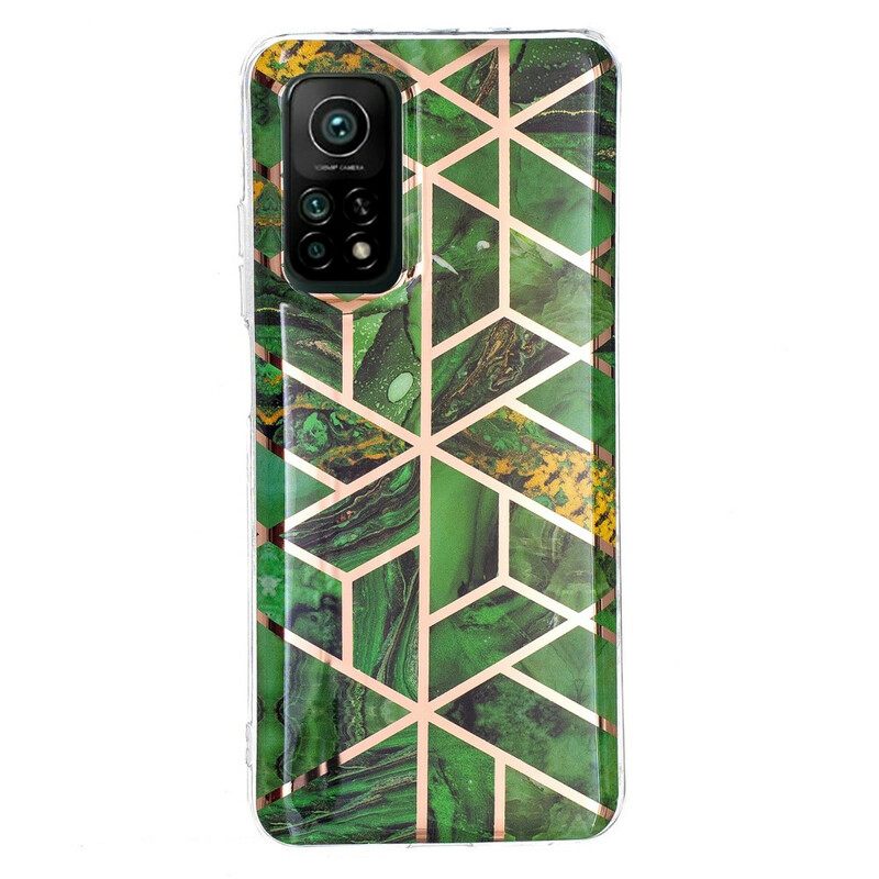 Kuori Xiaomi Mi 10T / 10T Pro Marble Colored Geometry 2