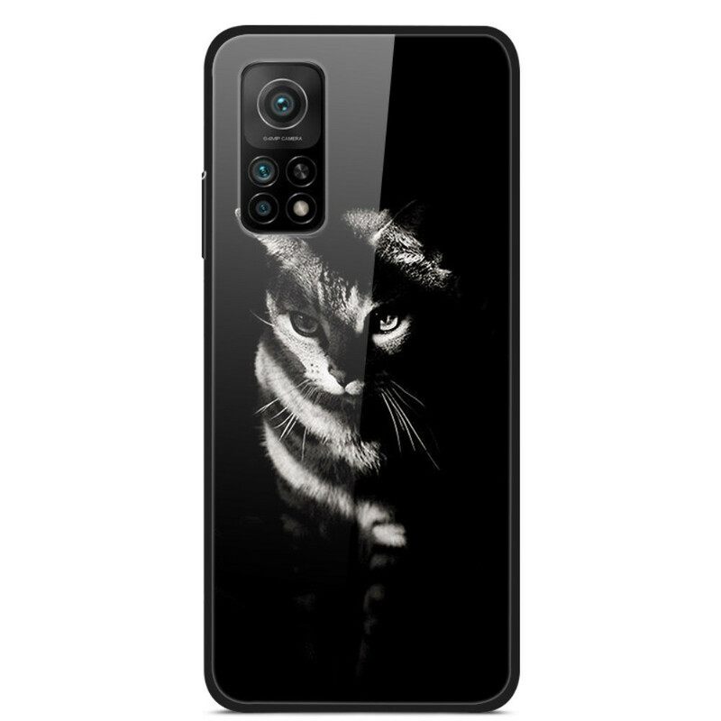 Kuori Xiaomi Mi 10T / 10T Pro Tempered Glass Cat