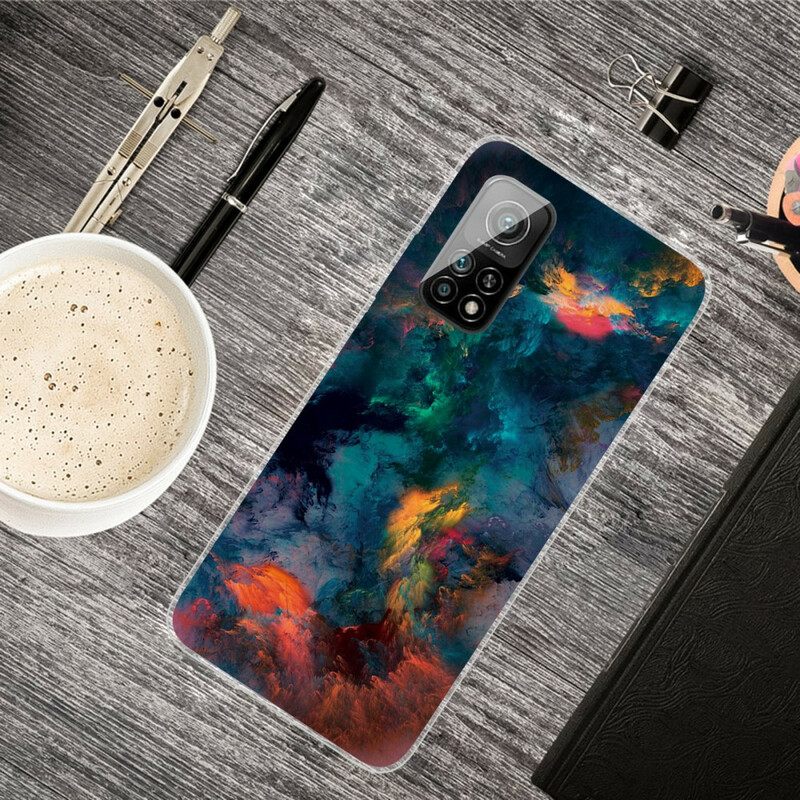 Kuori Xiaomi Mi 10T / 10T Pro Värikkäät Pilvet