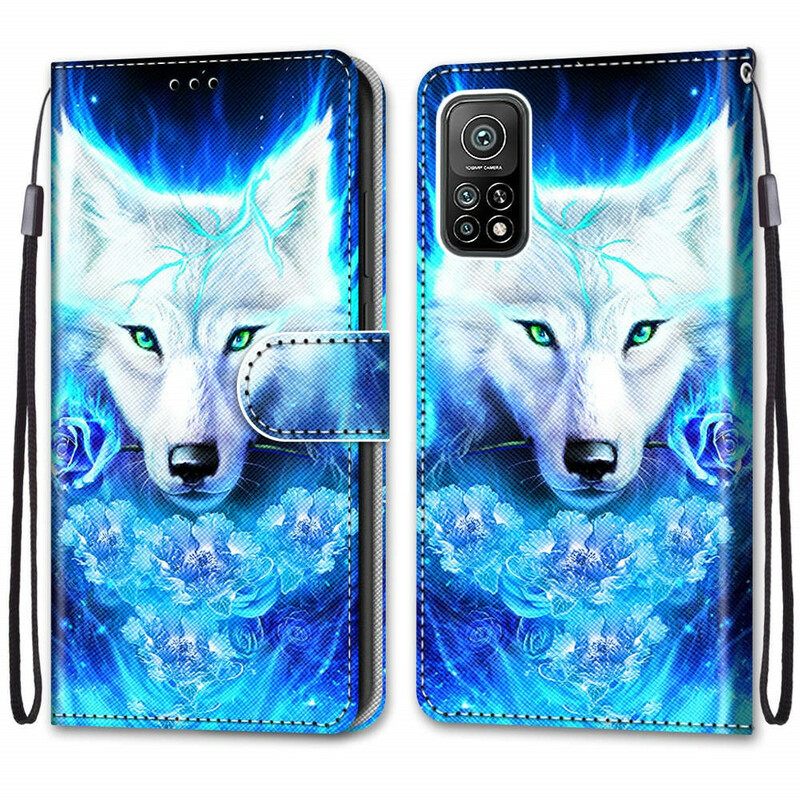 Nahkakotelo Xiaomi Mi 10T / 10T Pro Magic Wolf