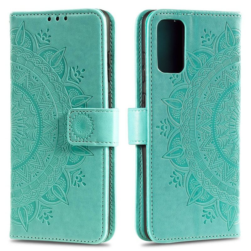Nahkakotelo Xiaomi Mi 10T / 10T Pro Mandala Sun