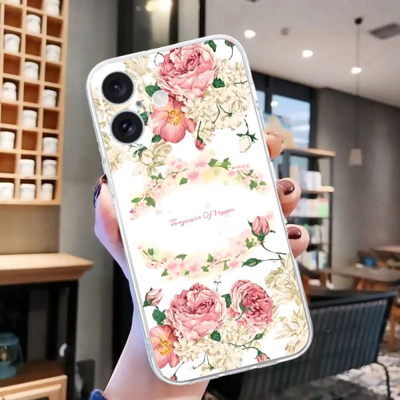 Puhelinkuoret iPhone 16 Plus Vintage Ruusut