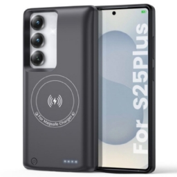 10000mah Akkukotelo Samsung Galaxy S25 Plus / S24 Plus Laturilla Ja Magneettikiinnityksellä
